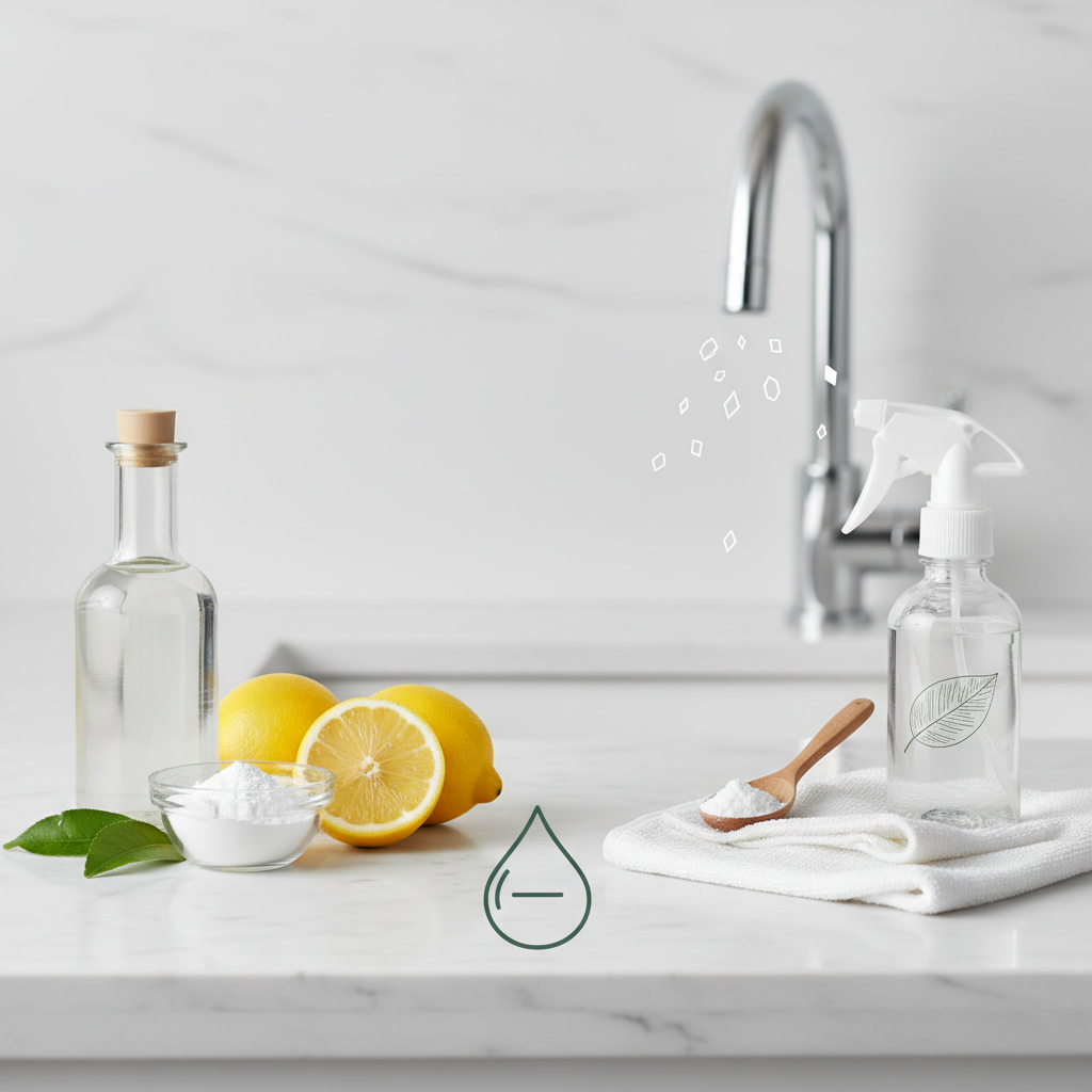 Efektyvūs būdai kalkių šalinimui nuo čiaupų ir dušo: kaip išlaikyti blizgančius paviršius be chemikalų