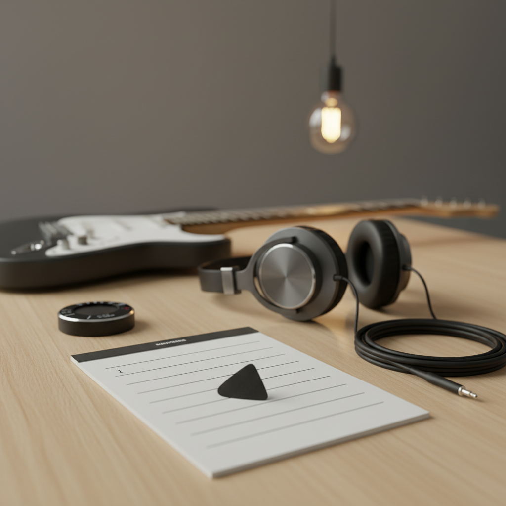 Elektrinės gitaros pradedantiesiems gidas: nuo pirmųjų akordų iki tavo pirmojo solo