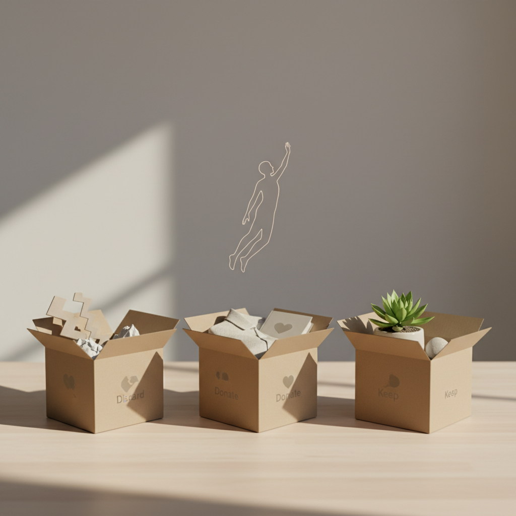 Kaip atsikratyti nereikalingų daiktų ir išsivalyti namus be streso