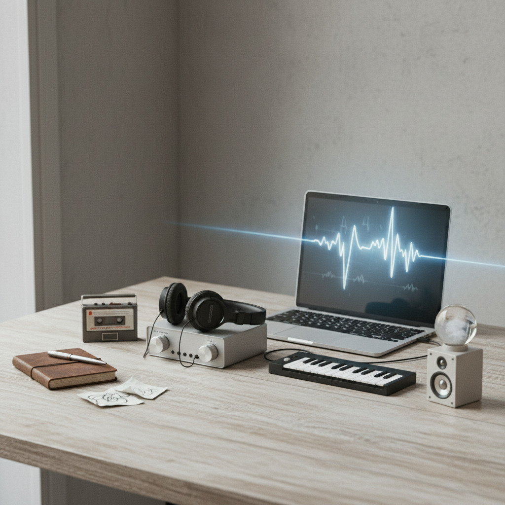 Kaip gimsta muzikos kūrinys: nuo pirmos idėjos iki įrašų studijos