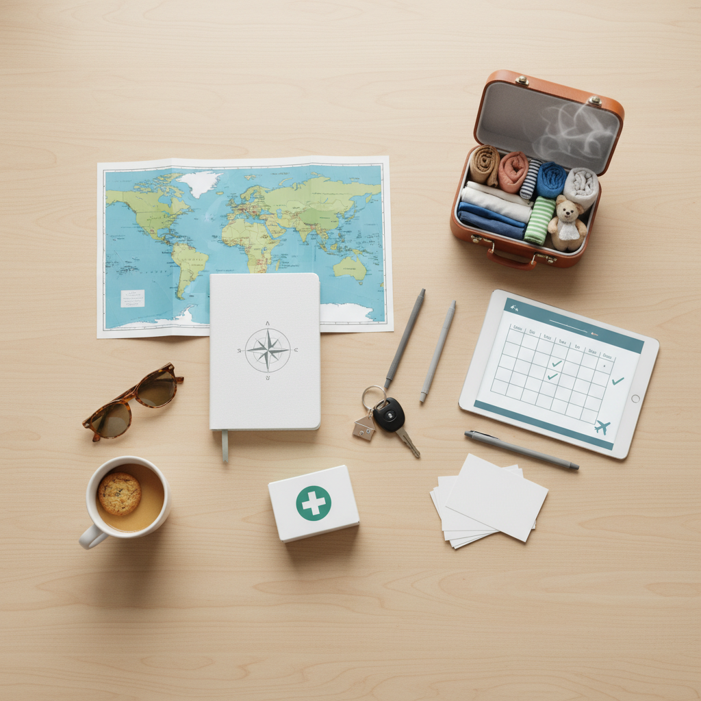 Kaip pasiruošti šeimos atostogoms be streso: praktiniai patarimai ramiai kelionei
