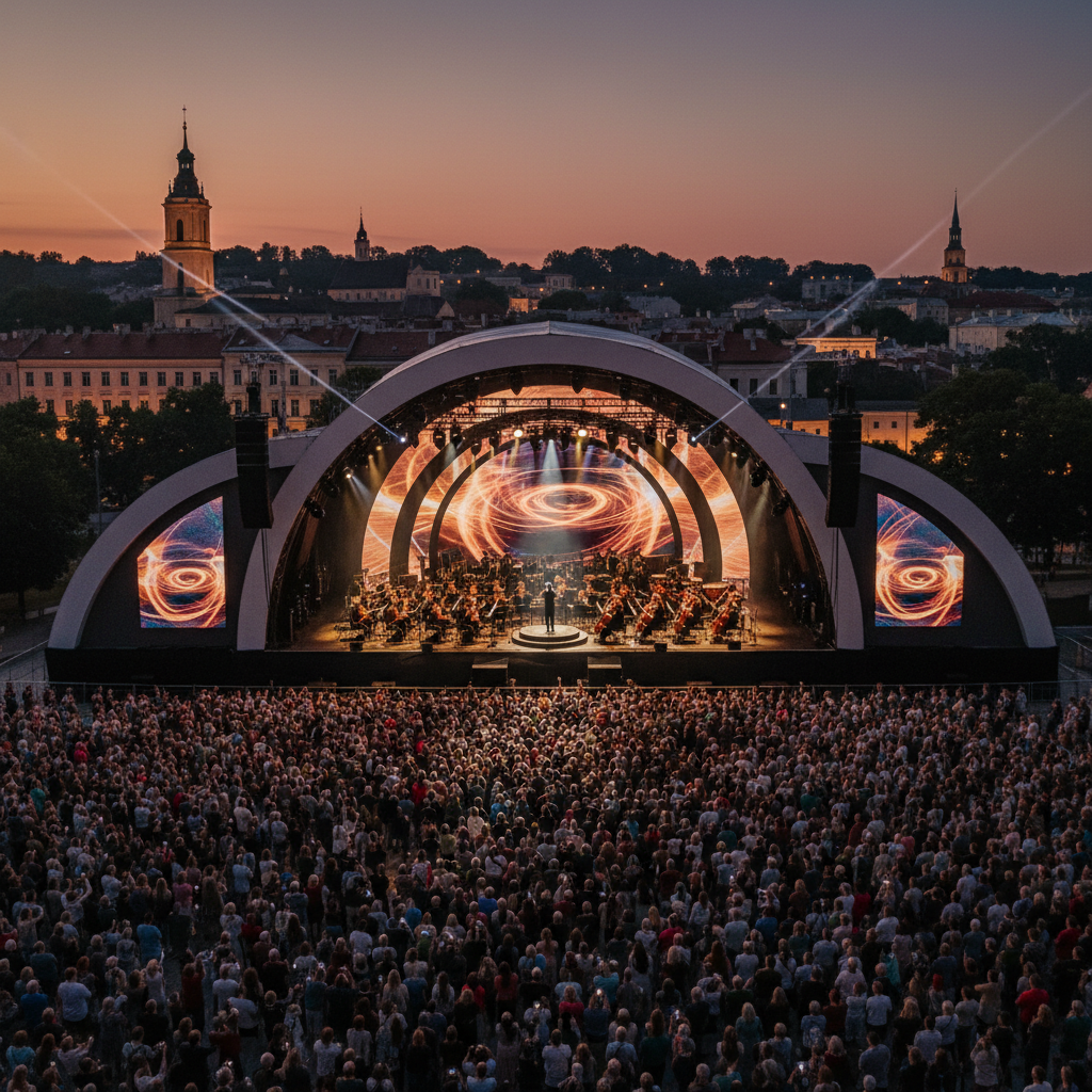 Andrea Bocelli koncertas Vilniuje: magiškas muzikos vakaras